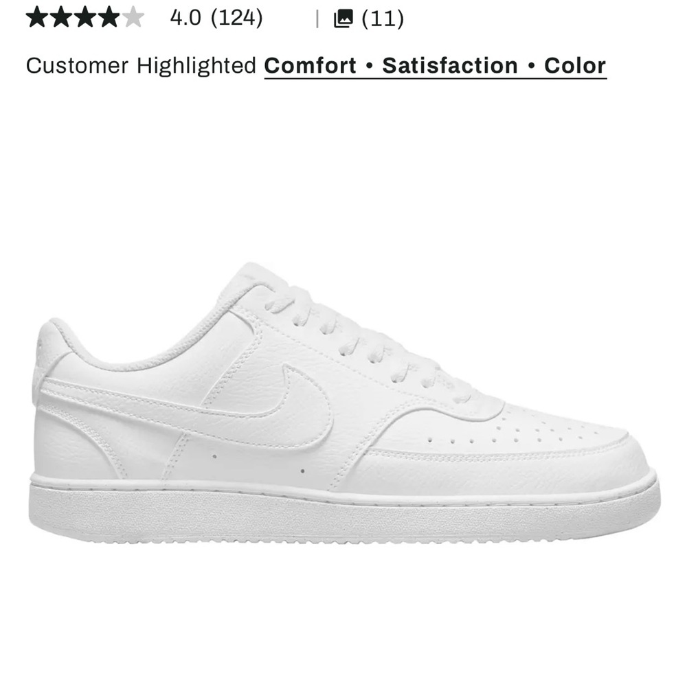 White nike sneakers